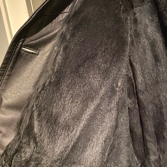 Kluger Genuine Leather 3/4 Length Swing Coat - Picture 6 of 6